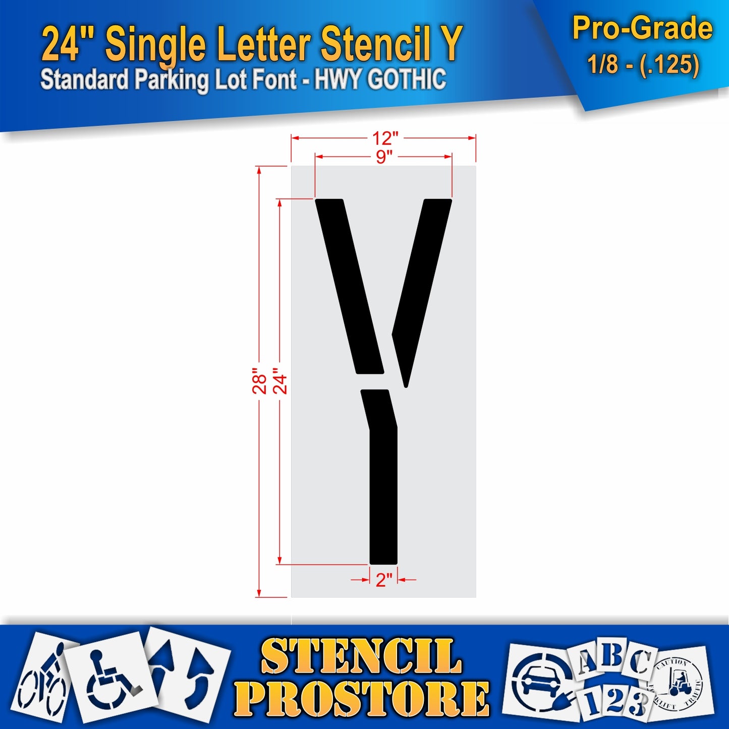 24" Alphabet Kit Stencil