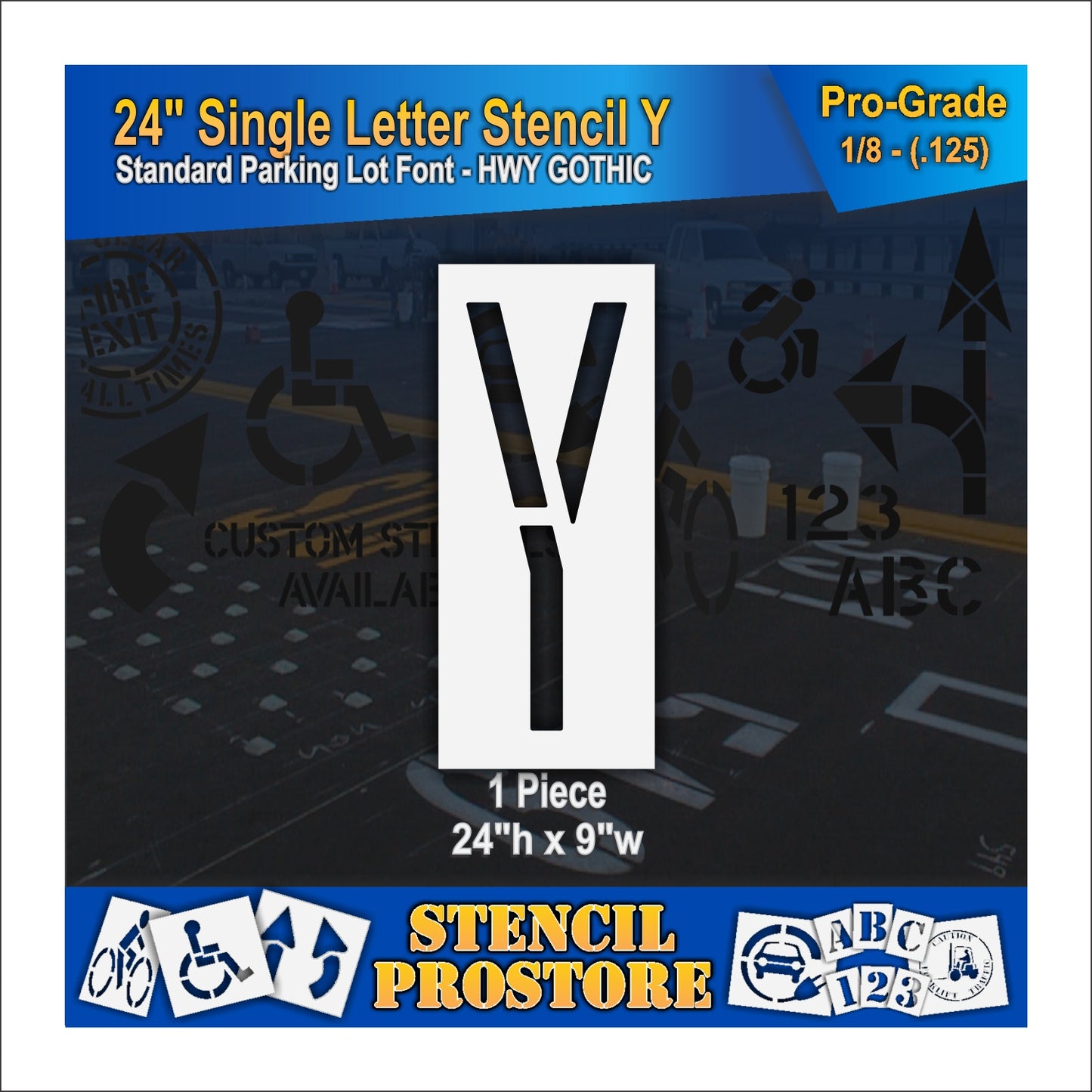 24" Alphabet Kit Stencil