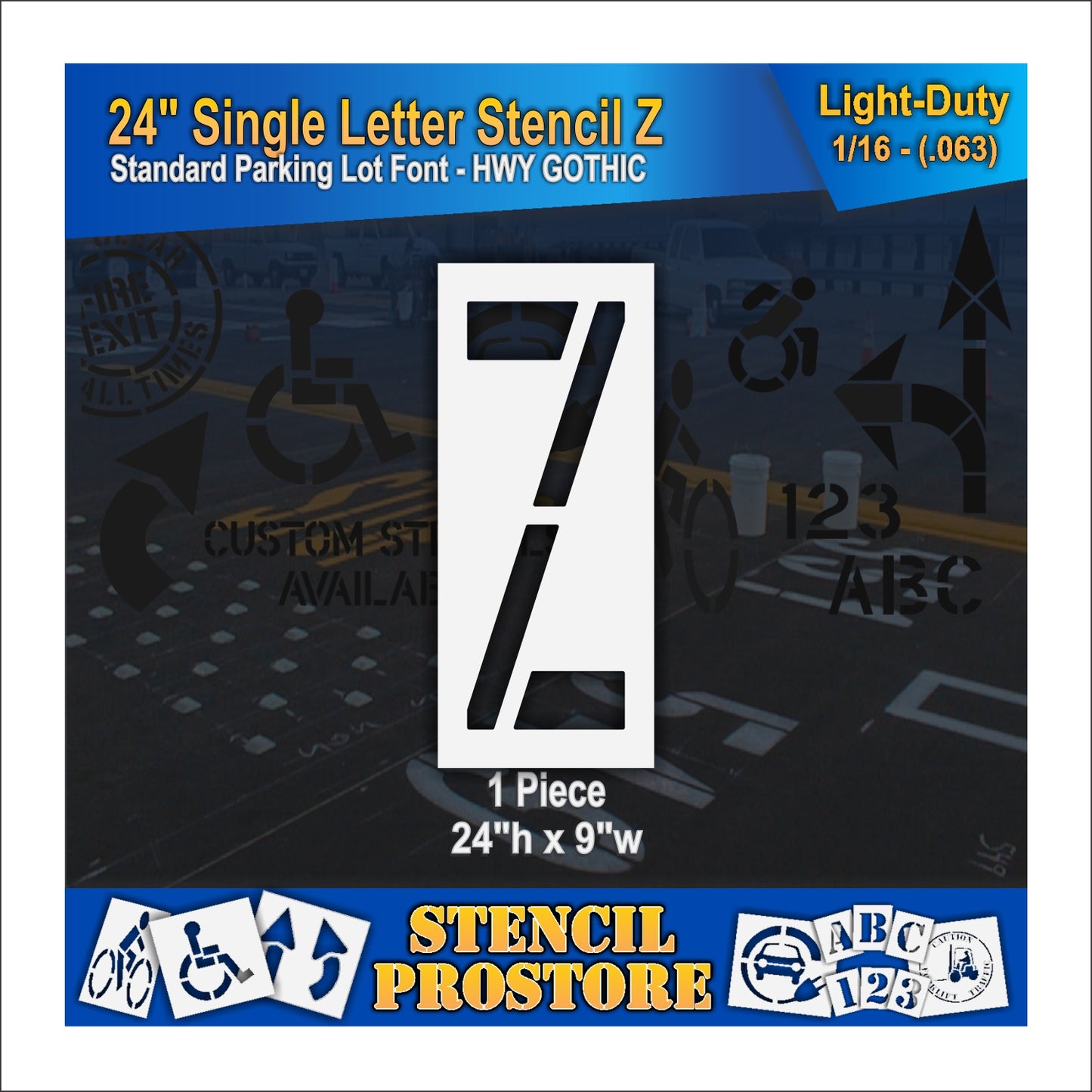 24" Alphabet Kit Stencil