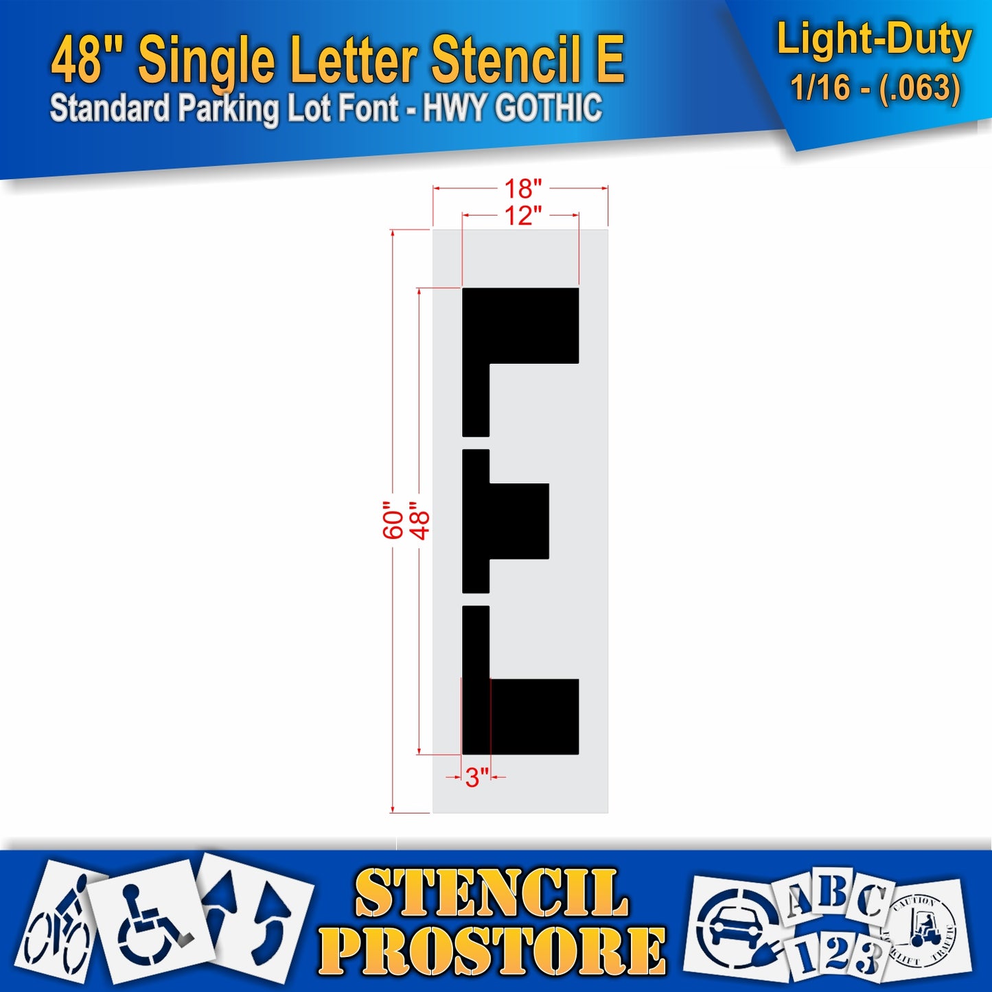 48" Alphabet Kit Stencil