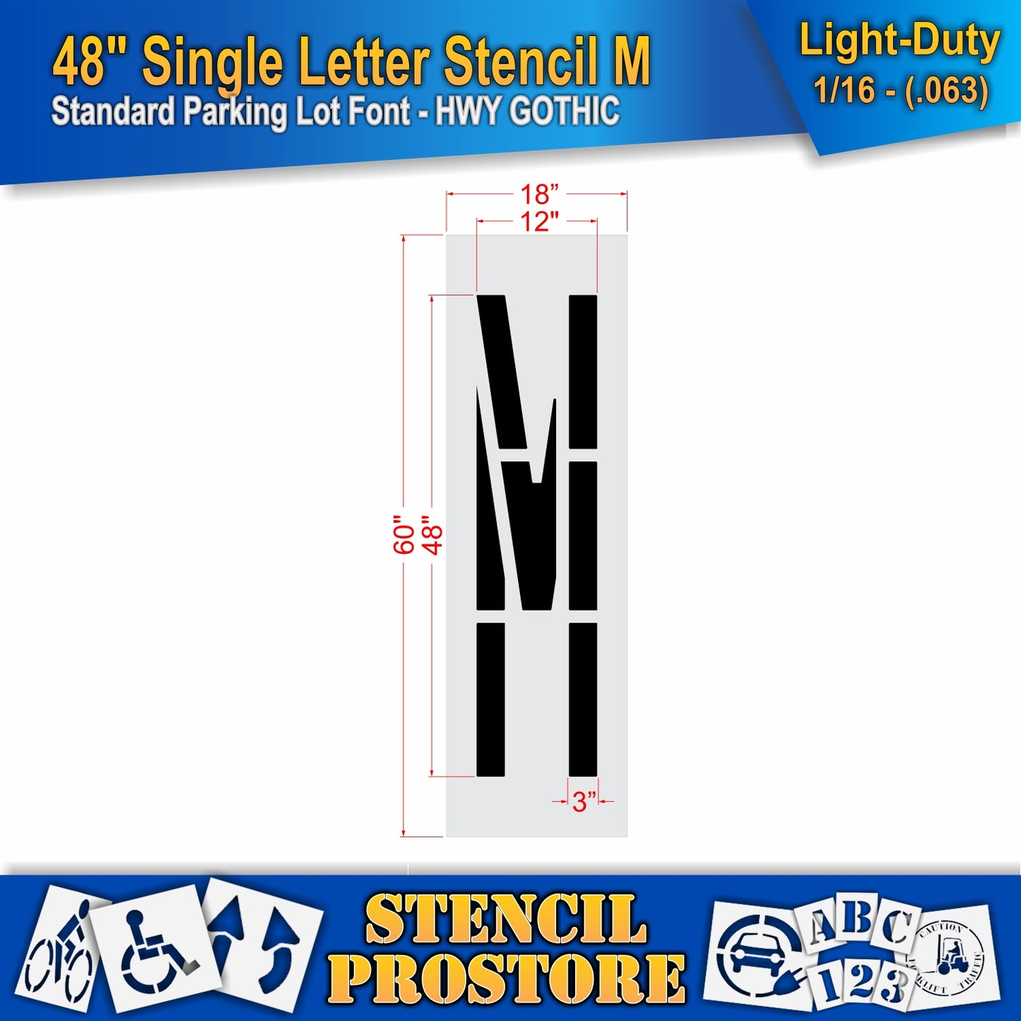 48" Alphabet Kit Stencil
