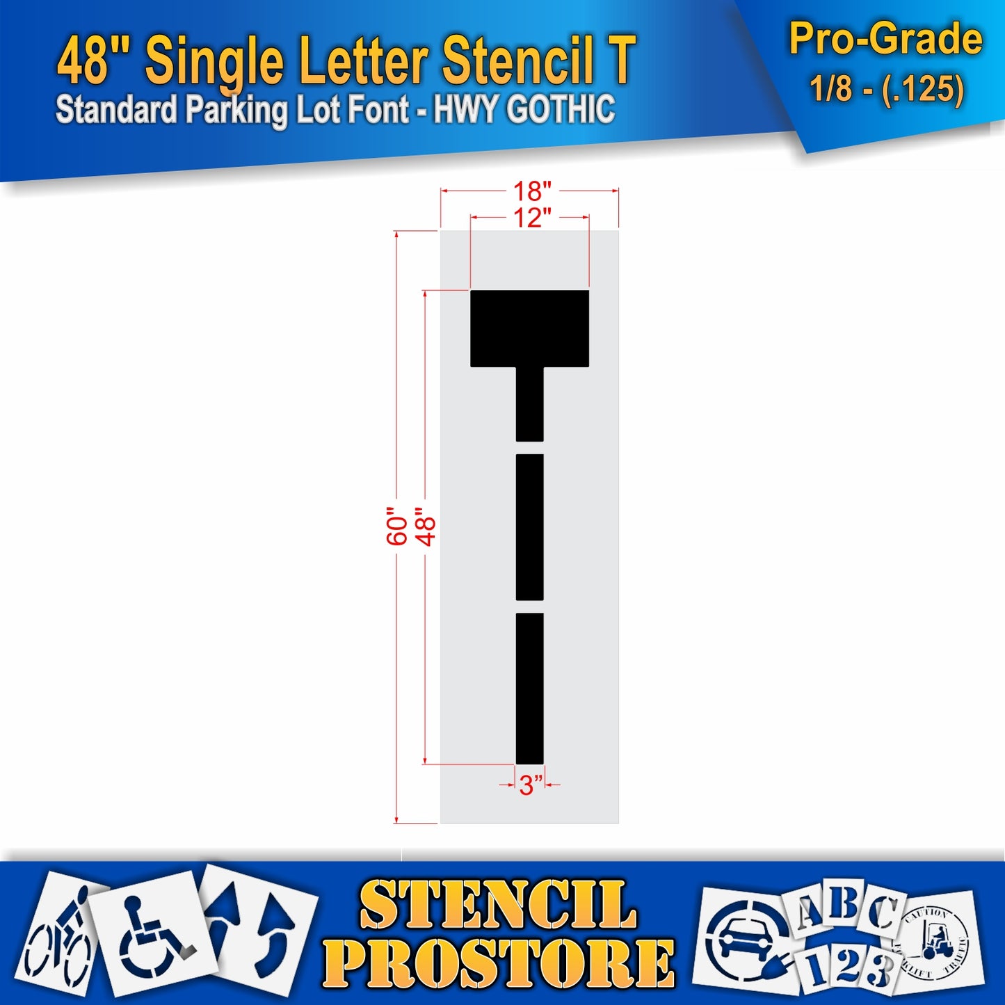 48" Alphabet Kit Stencil