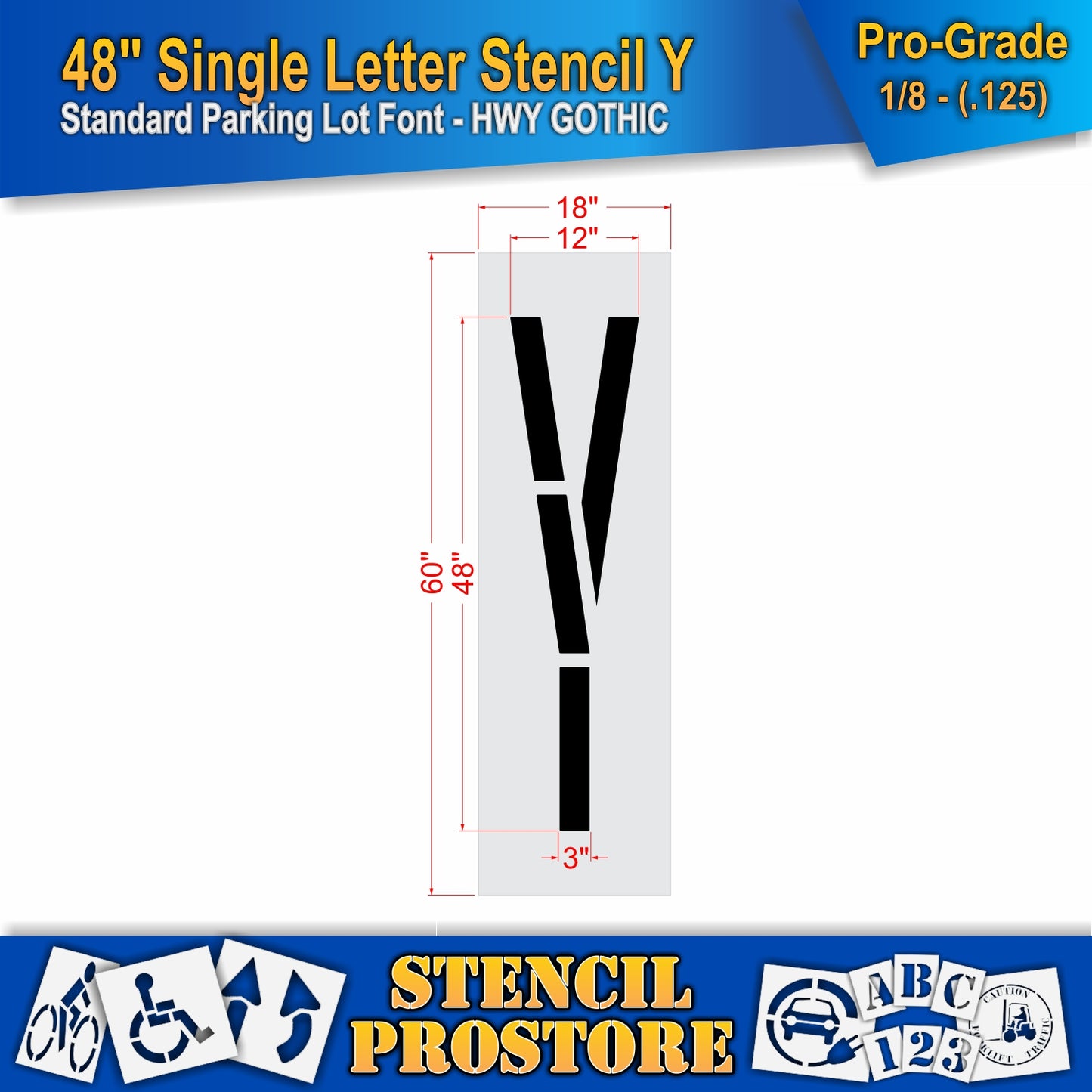 48" Alphabet Kit Stencil