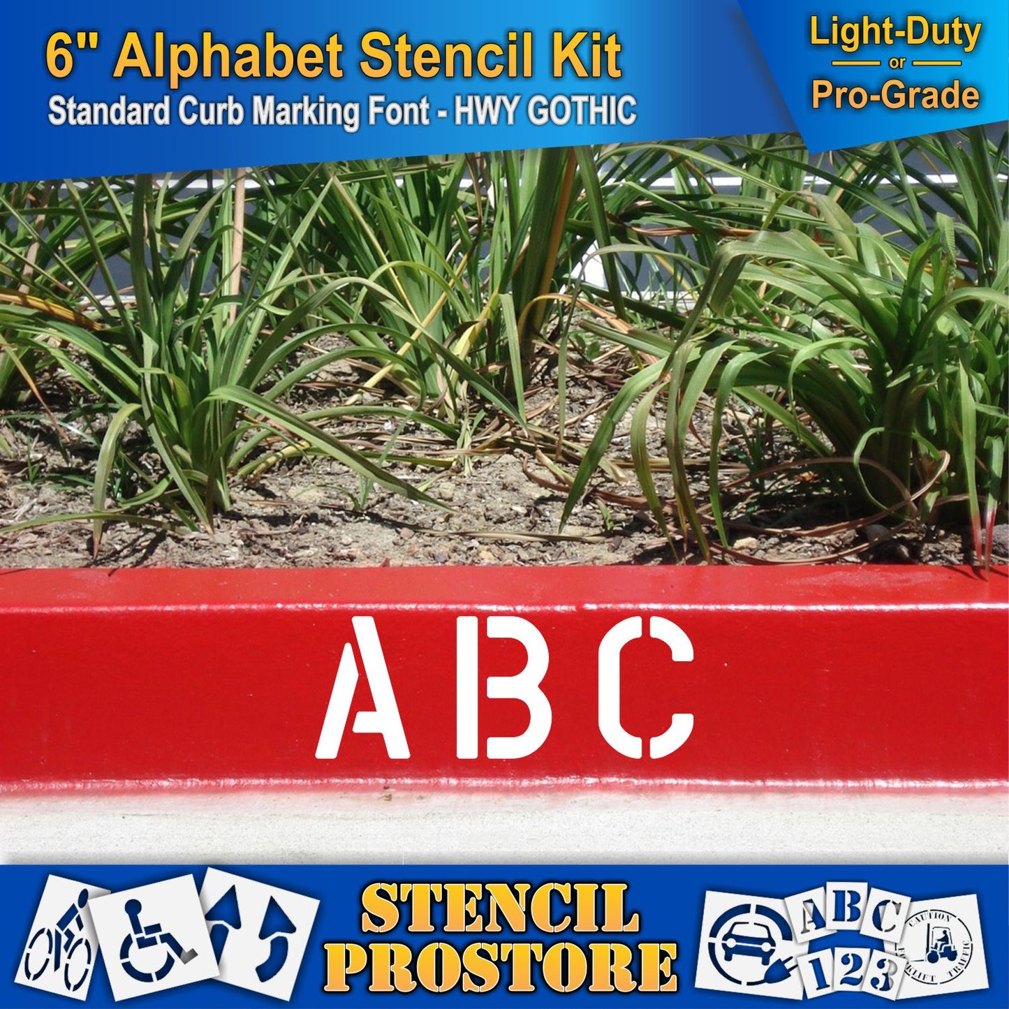 6" Alphabet Kit Stencil