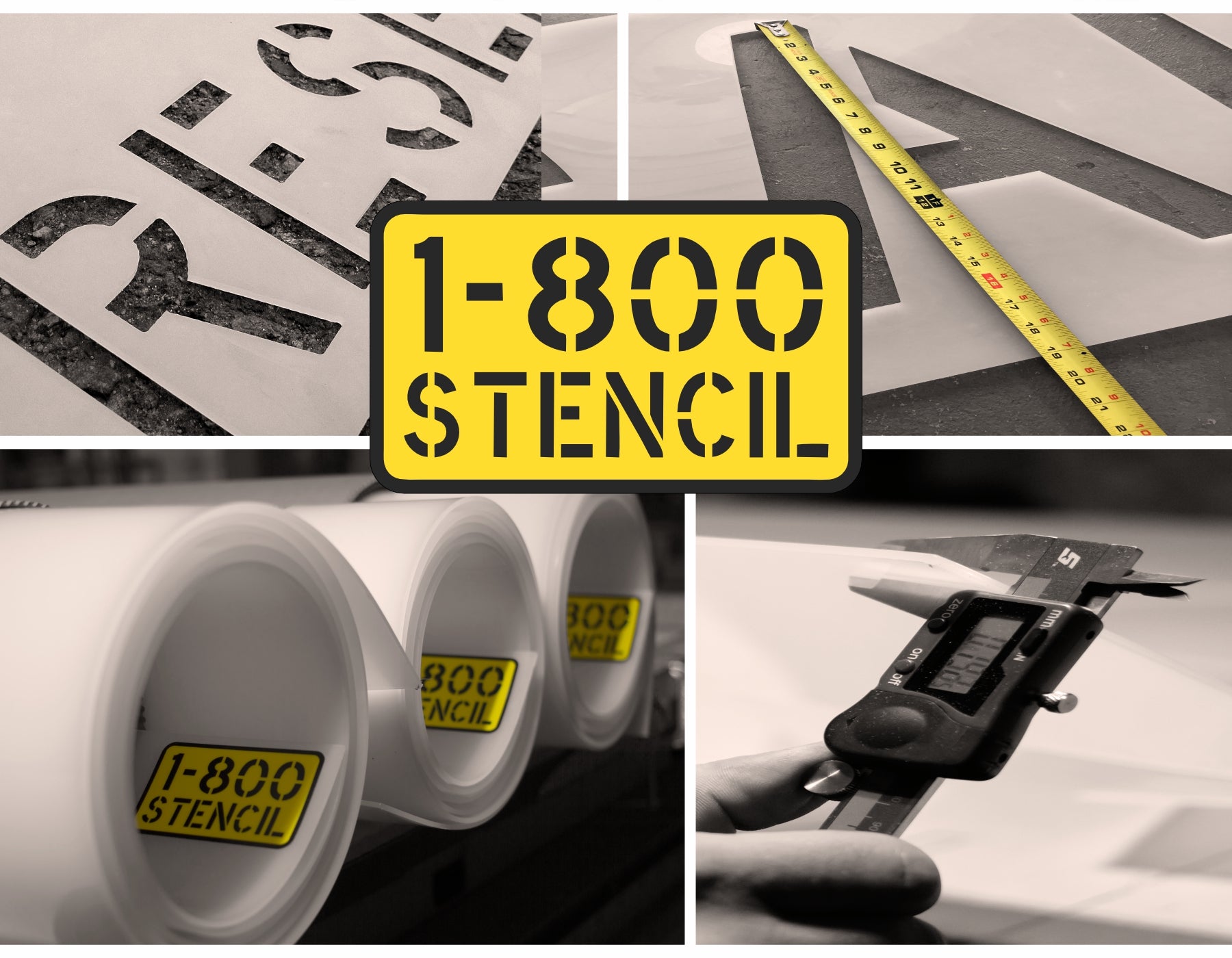 1-800-Stencils at RAE - Pavement Marking Stencils For The Professional Striping Contractor