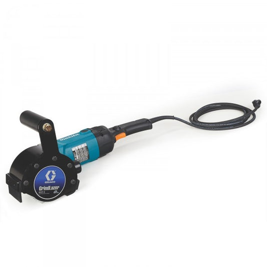 A Graco GrindLazer Standard DC21 E with its cord coiled