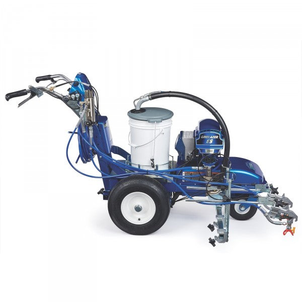 Graco LineLazer V ES 2000 Standard Series Electric Airless Line Striper - Two Gun, Mechanical, Two AGM Batteries side view facing right