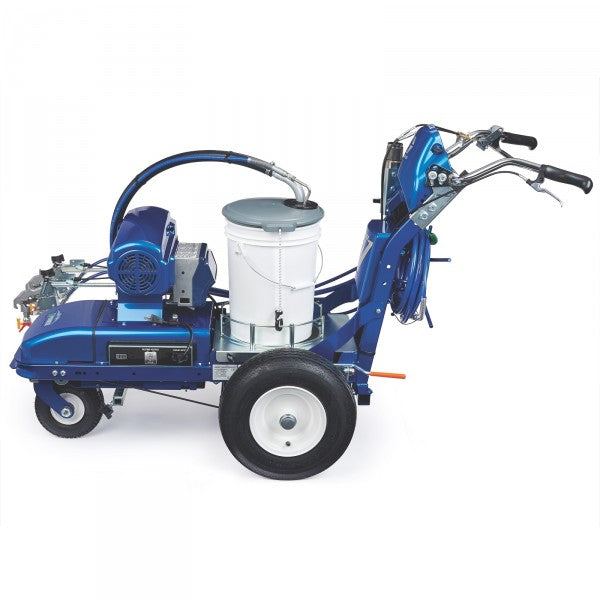 Graco LineLazer V ES 2000 Standard Series Electric Airless Line Striper - Two Gun, Mechanical, Two AGM Batteries side view facing left