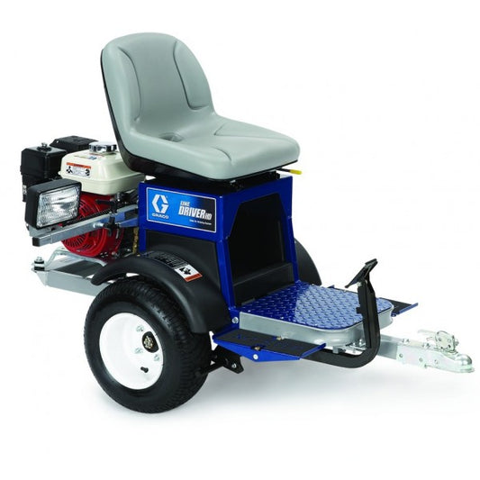 A Graco LineDriver HD - Ride-On System for Line Striping 3/4 front view