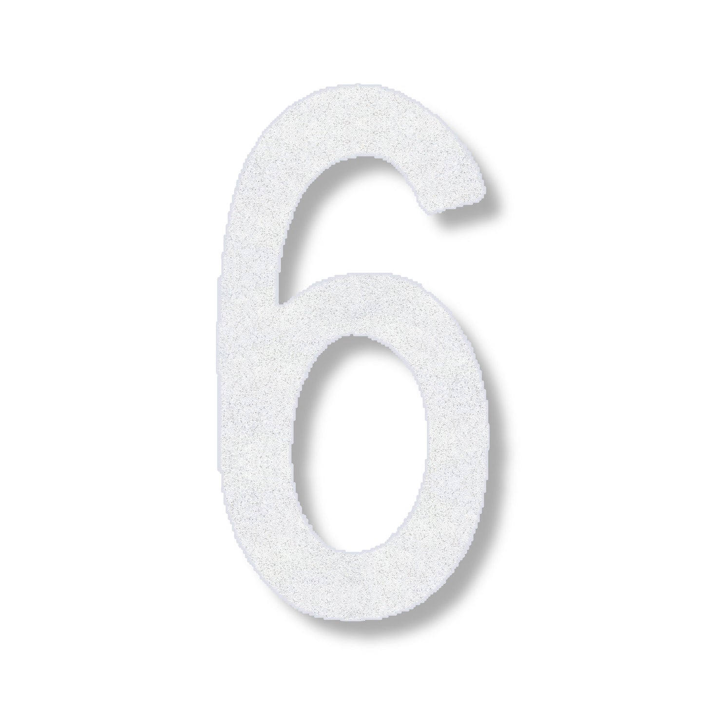 White number 6