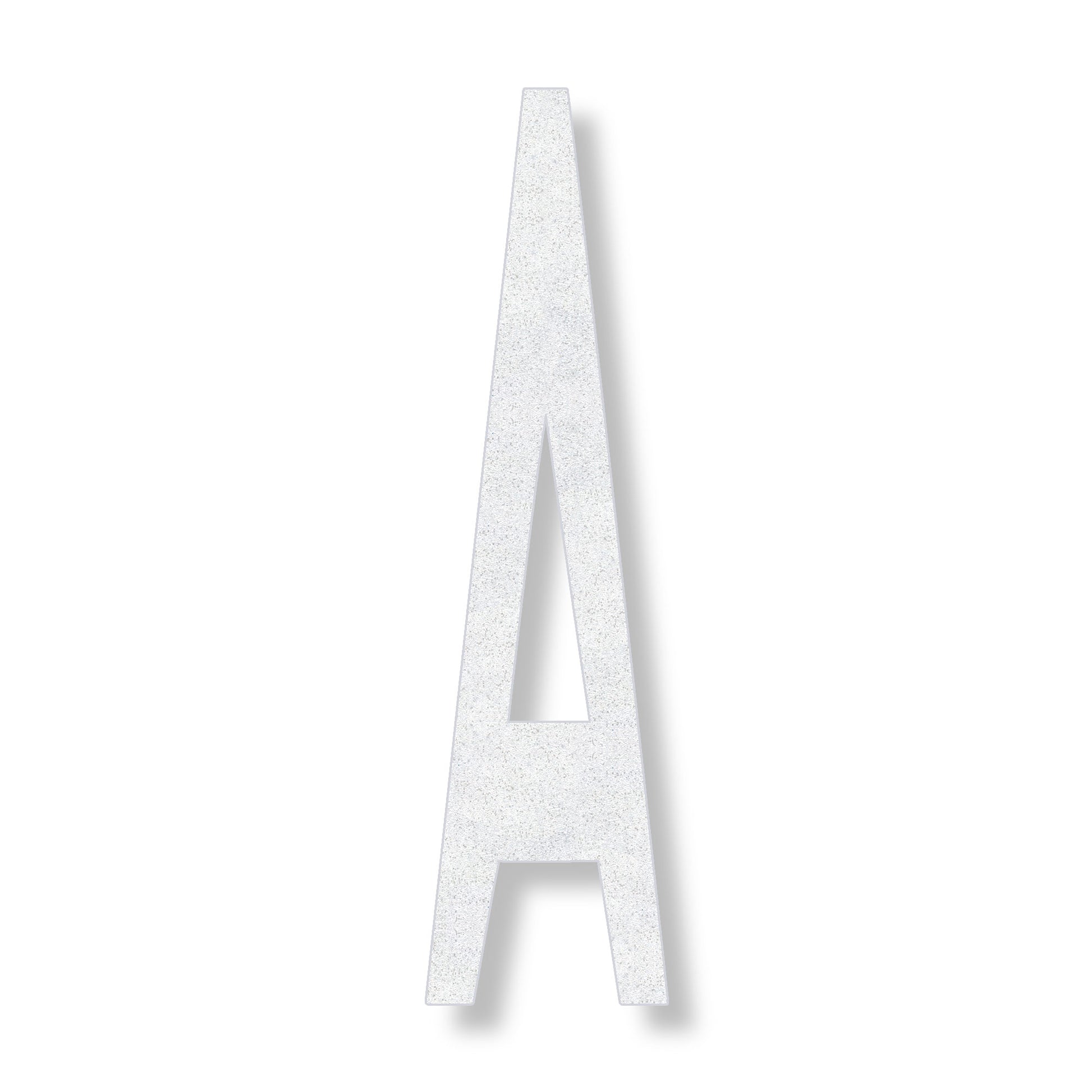 Letter A in white