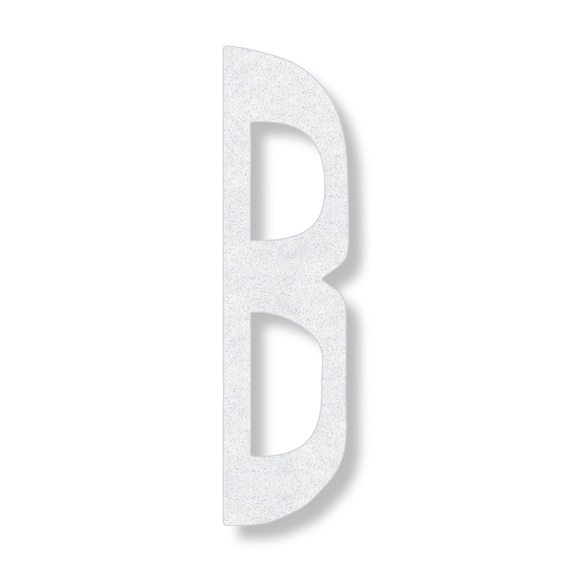 Letter B in white