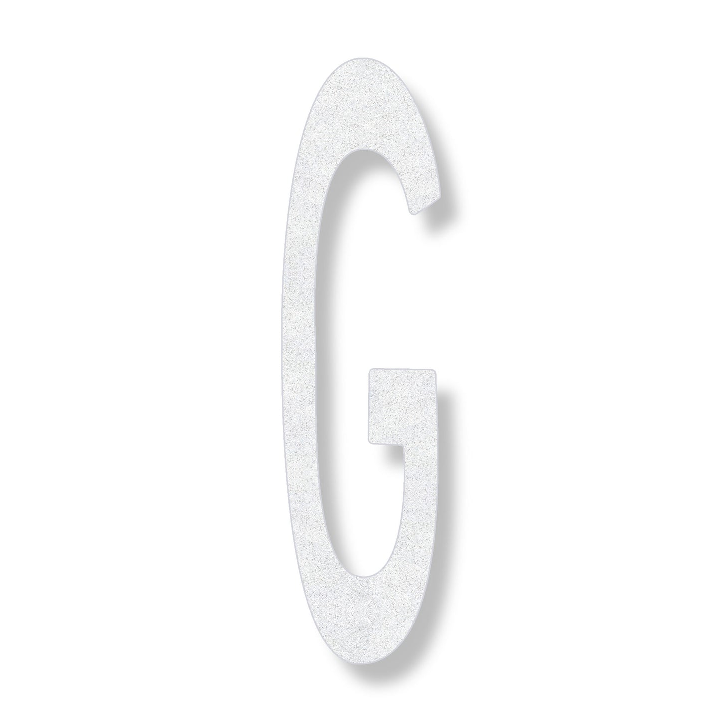 Letter G in white