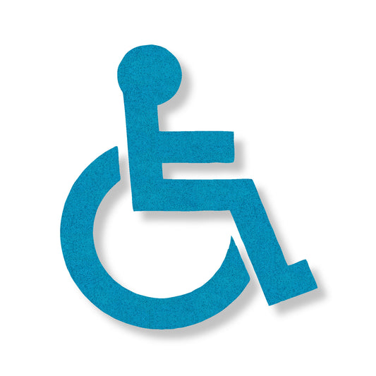 Blue handicap symbol