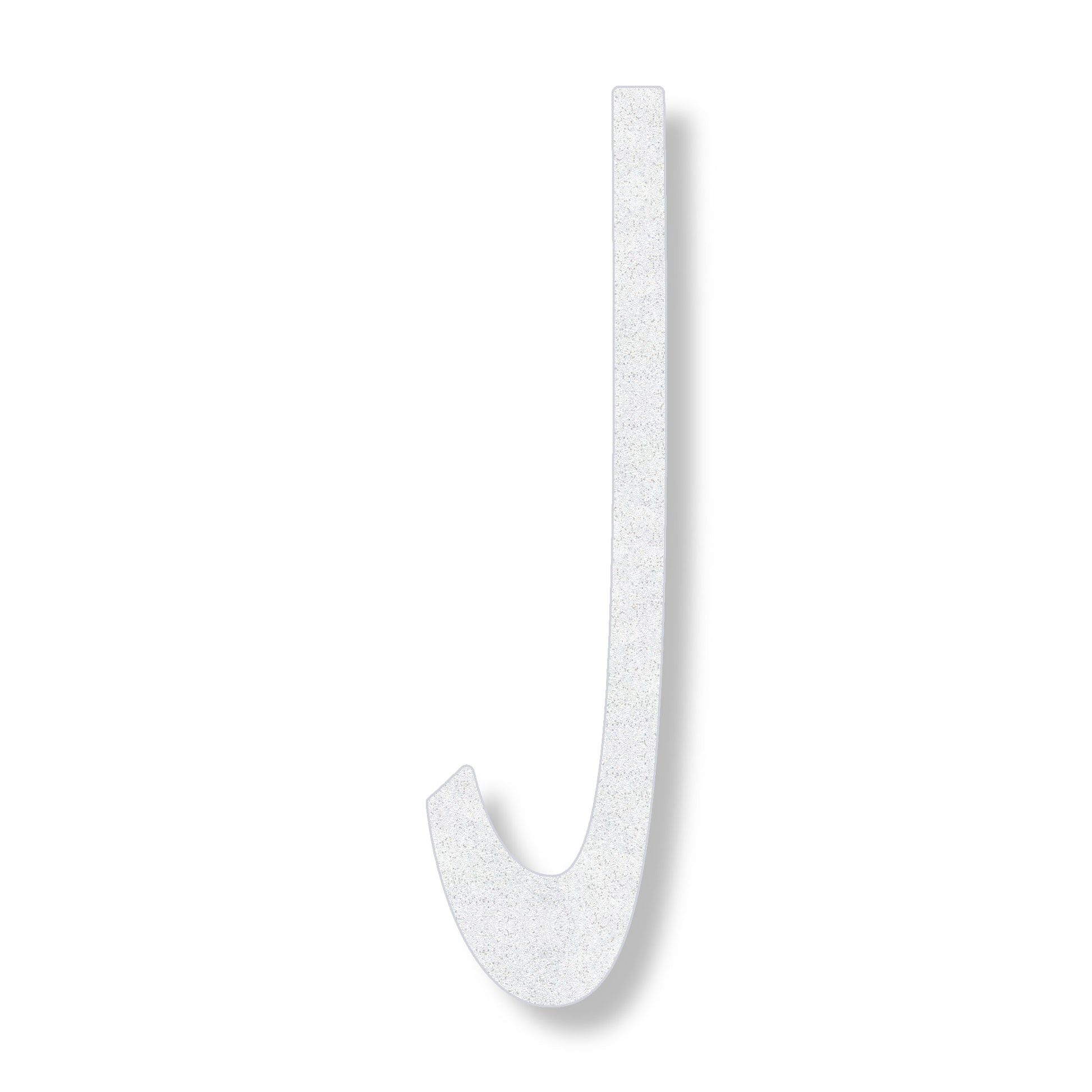 Letter J in white