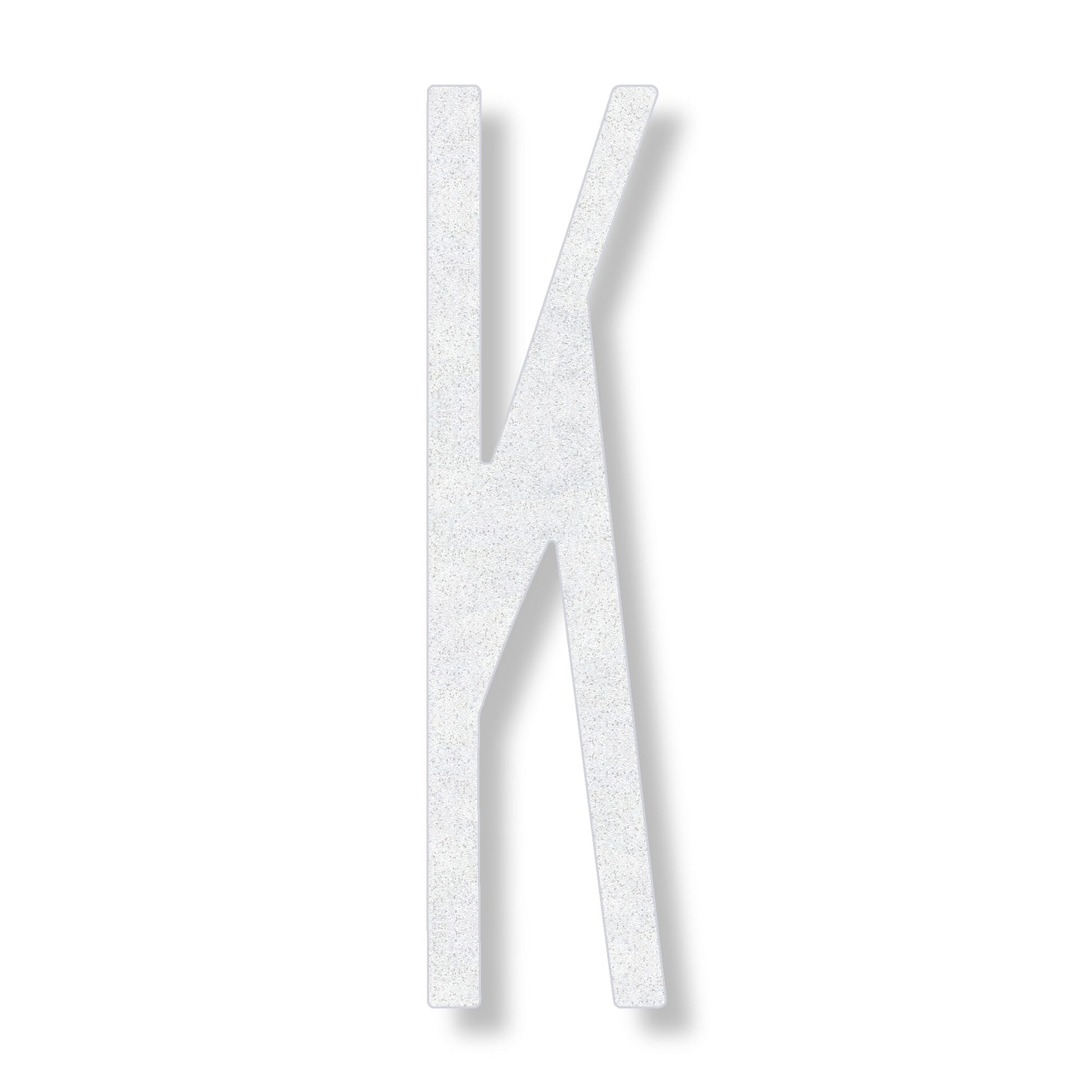 Letter K in white