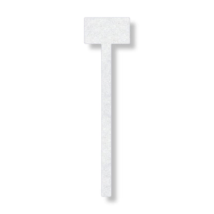 Letter T in white