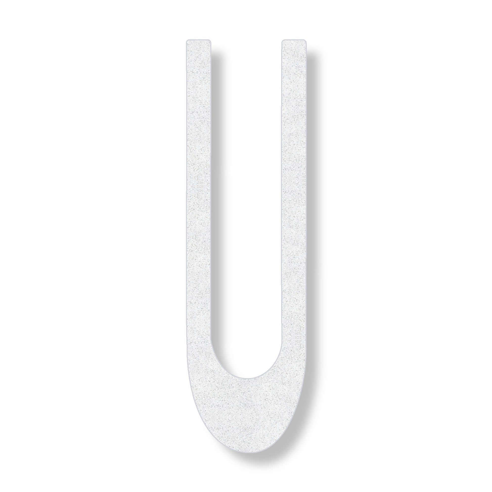 Letter U in white