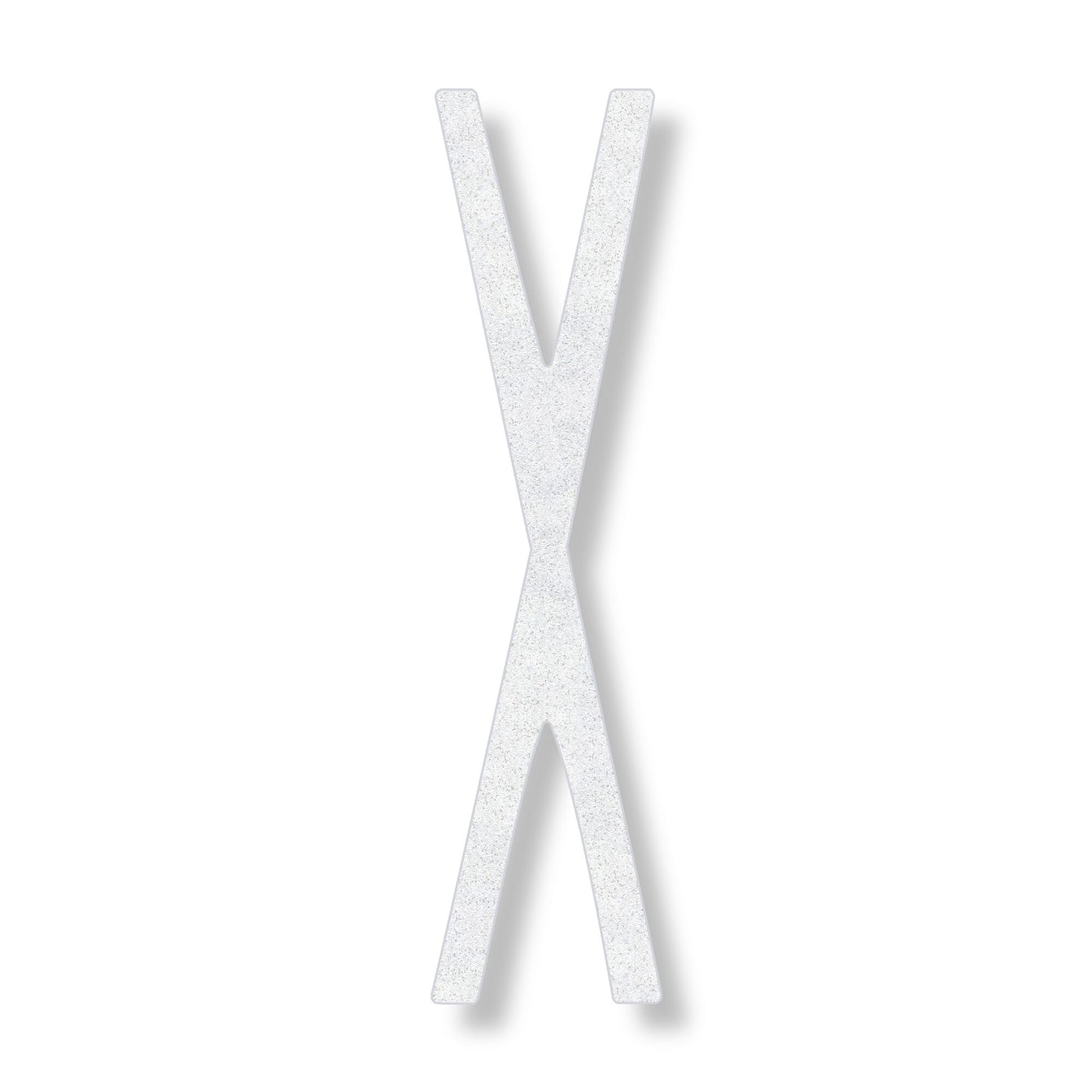 Letter X in white