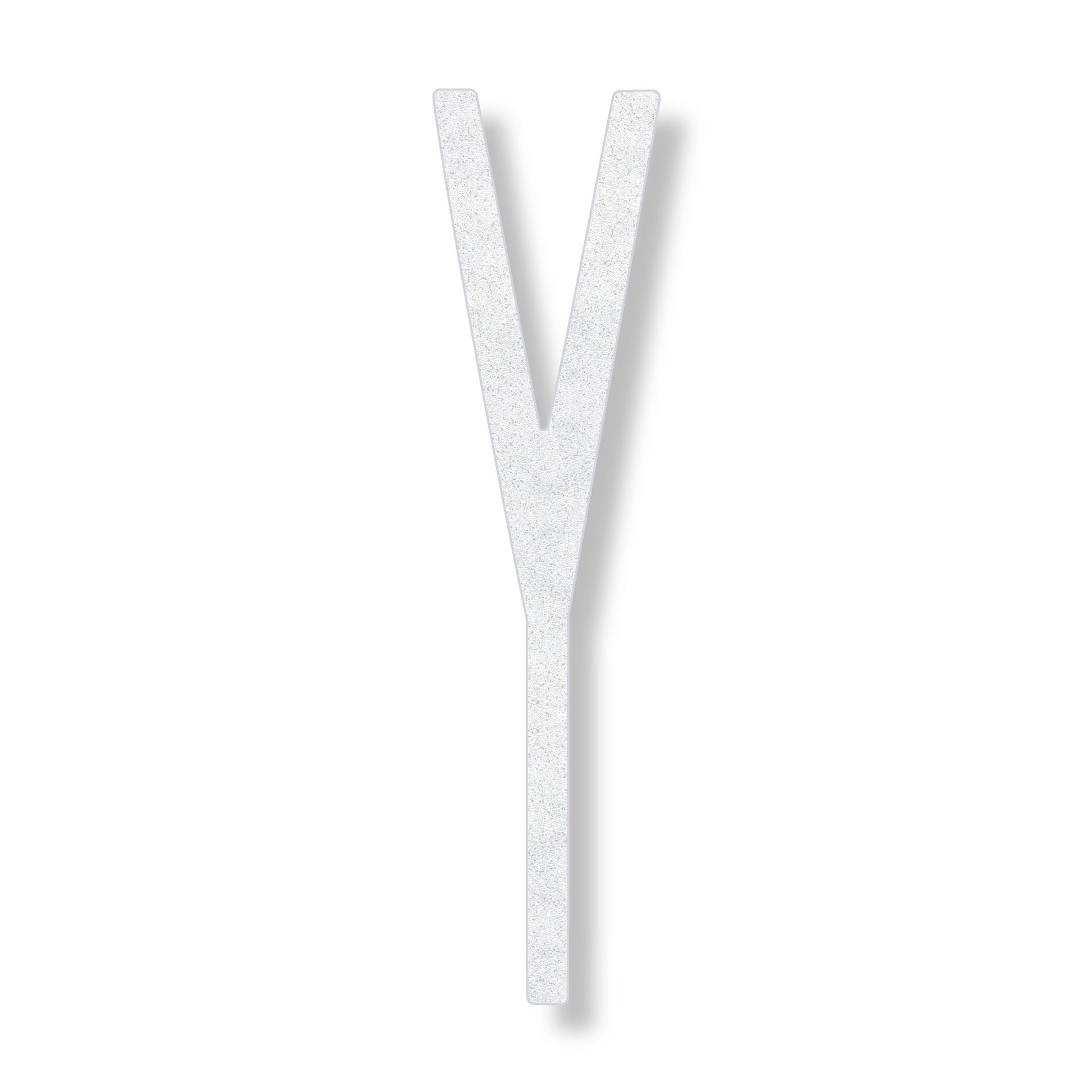 Letter Y in white